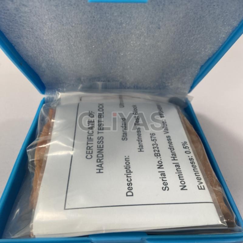 Ultrasonic hardness block